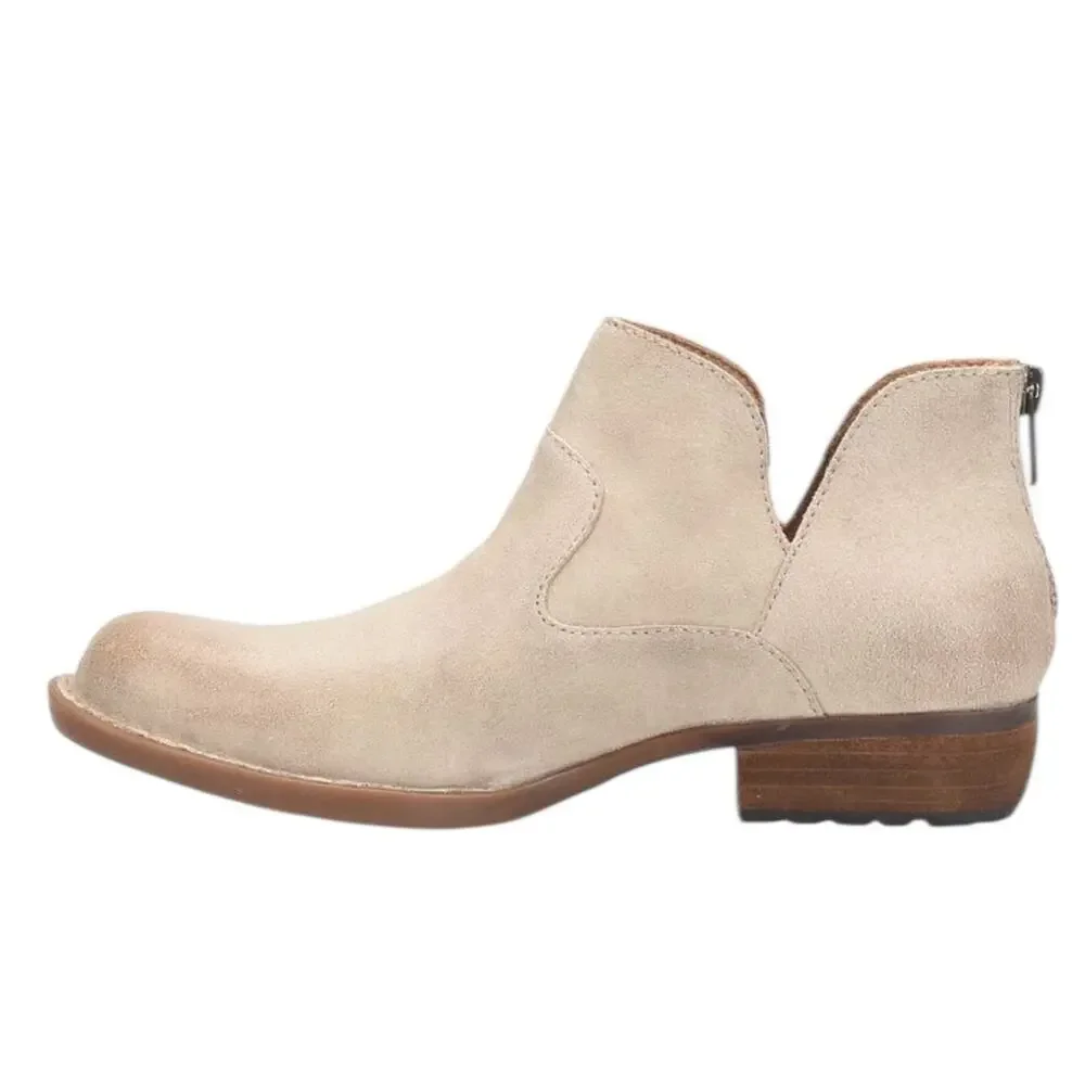 Born Beth Cream Visone Distressed Boots – Sz 9M - Picture 4 of 11
